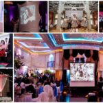Screens at a Wedding