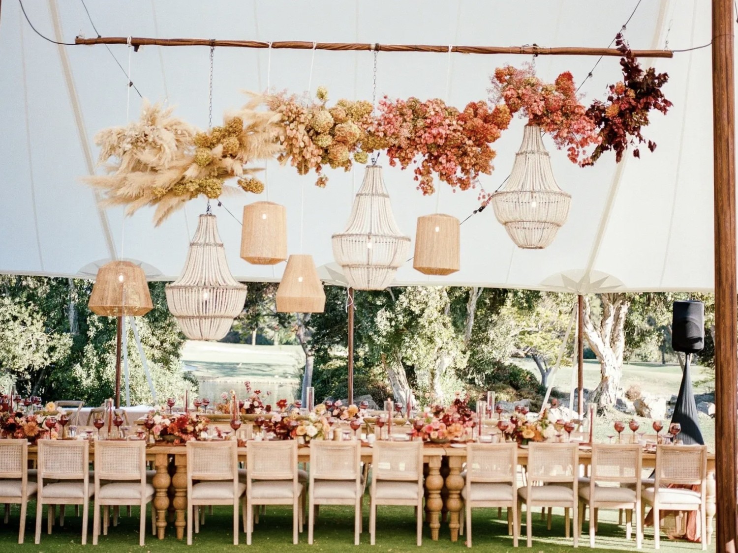 Ideas for lighting an outdoor wedding