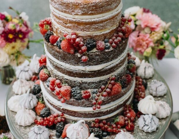 Naked Wedding Cake Ideas
