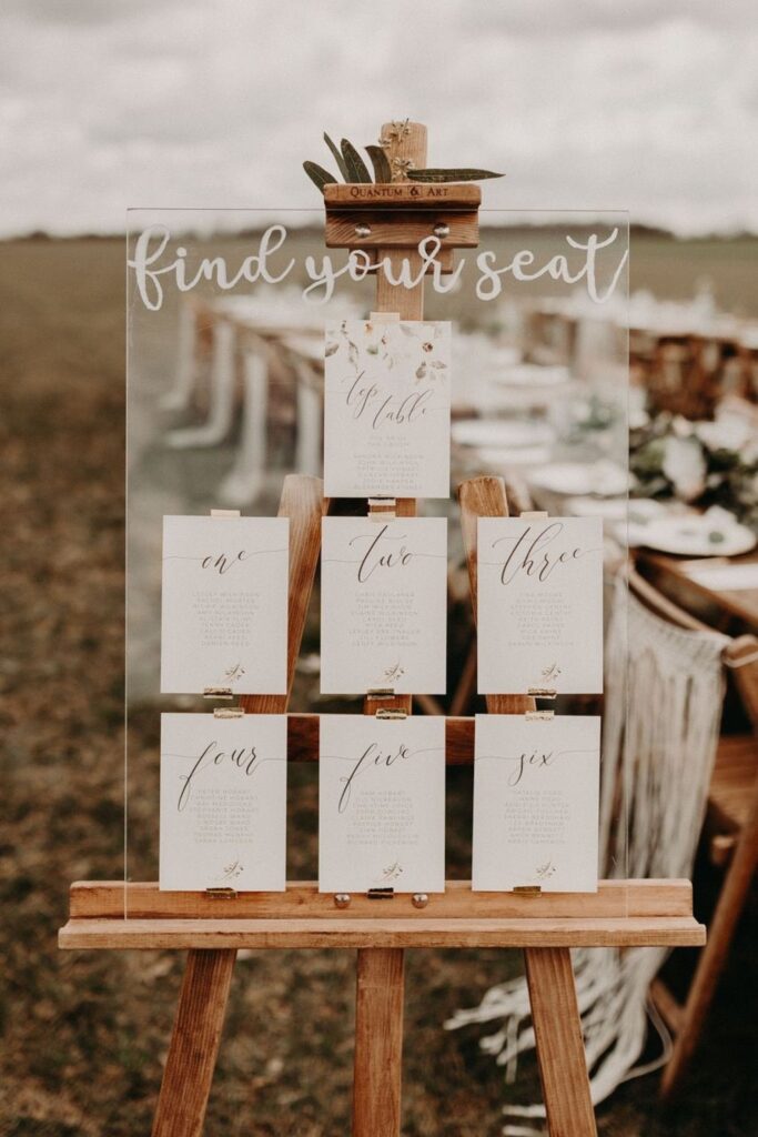 Wedding Seating Charts