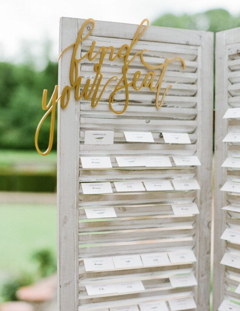 Wedding Seating Charts