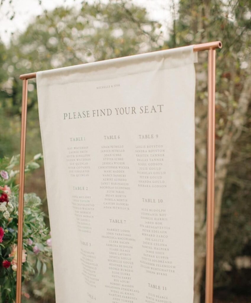 Wedding Seating Charts