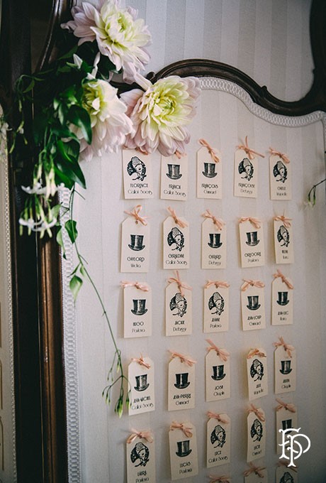 Wedding place card ideas.