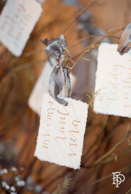 Wedding place card ideas.