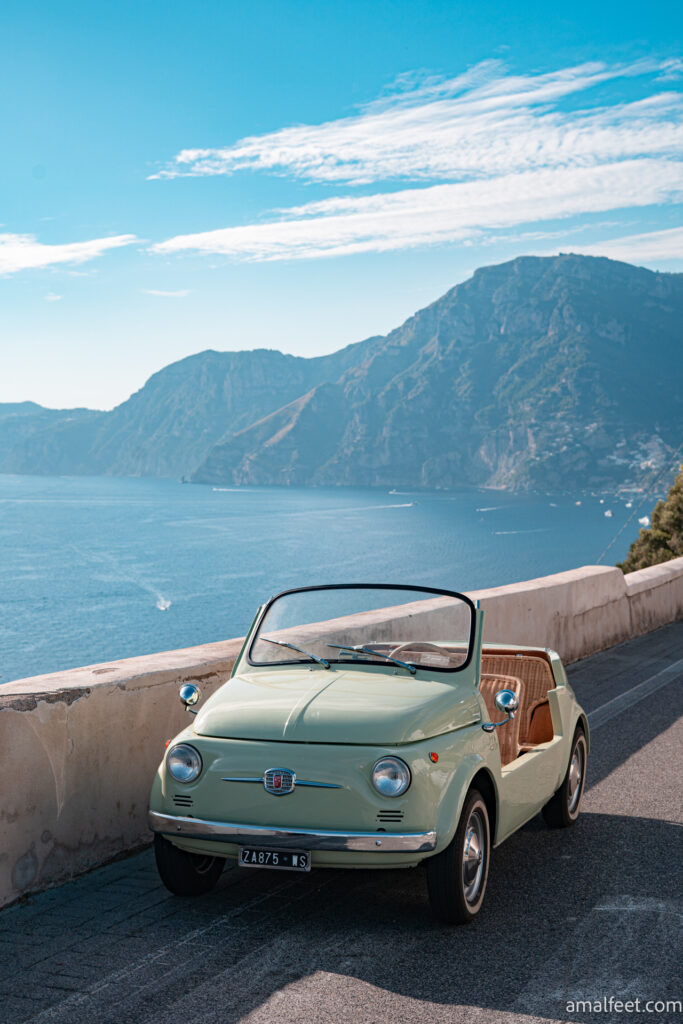 Fiat 500 Rental in Sorrento