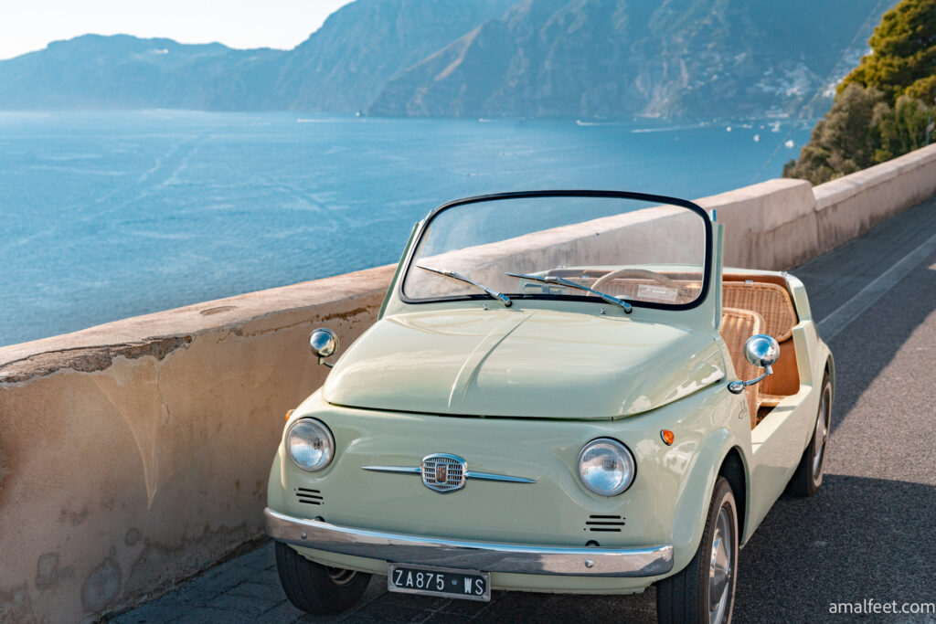 Fiat 500 Rental in Sorrento