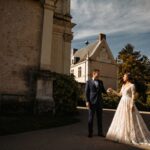 Majestic wedding at a historic French Château in the Loire Valley with fairytale architecture