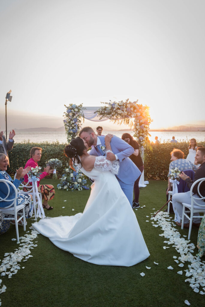 Wedding in Athens Riviera, Greece | Romantic Seaside Destination Wedding